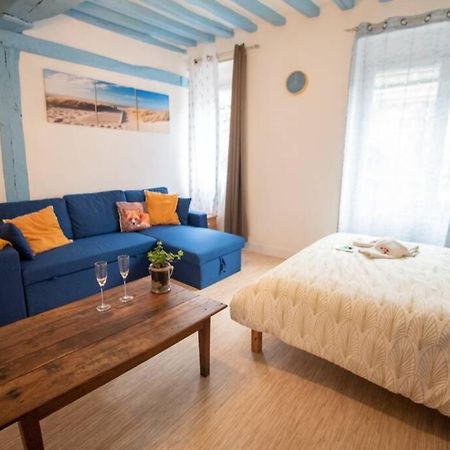 Blue Appartment With A Fireplace Dieppe Buitenkant foto